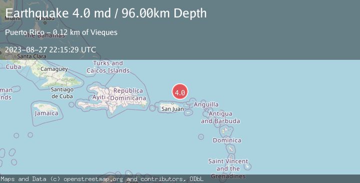 Map of PUERTO RICO REGION