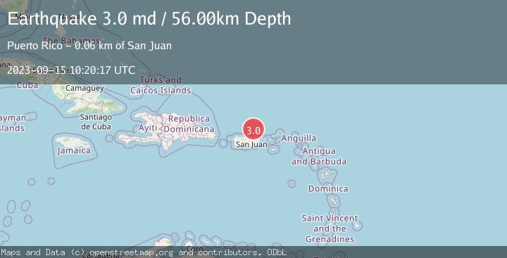 Map of PUERTO RICO REGION