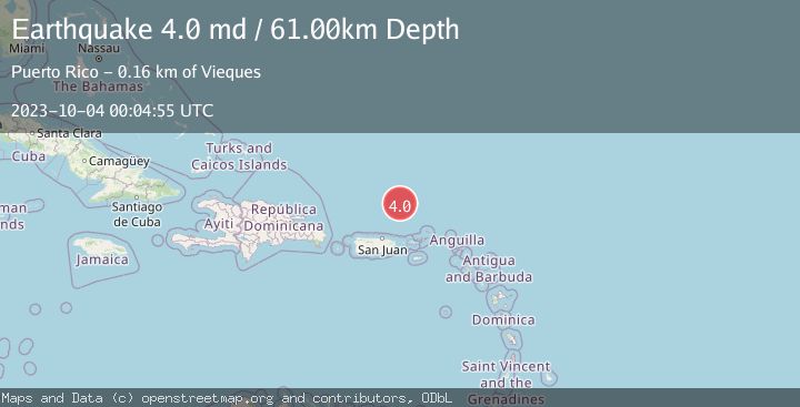 Map of PUERTO RICO REGION