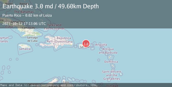 Map of PUERTO RICO REGION