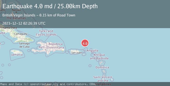 Map of VIRGIN ISLANDS REGION