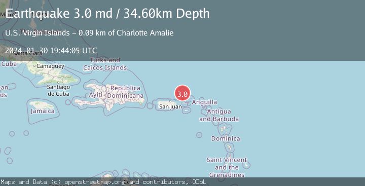Map of VIRGIN ISLANDS REGION