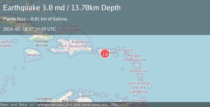Map of PUERTO RICO REGION