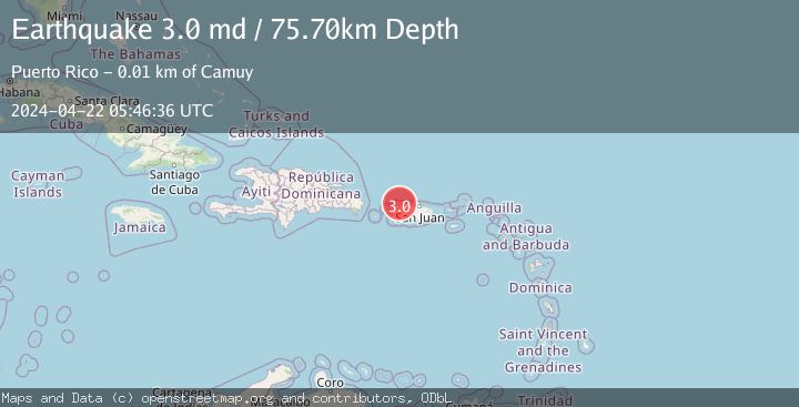 Map of PUERTO RICO REGION