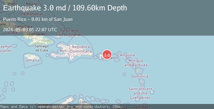 Map of PUERTO RICO REGION