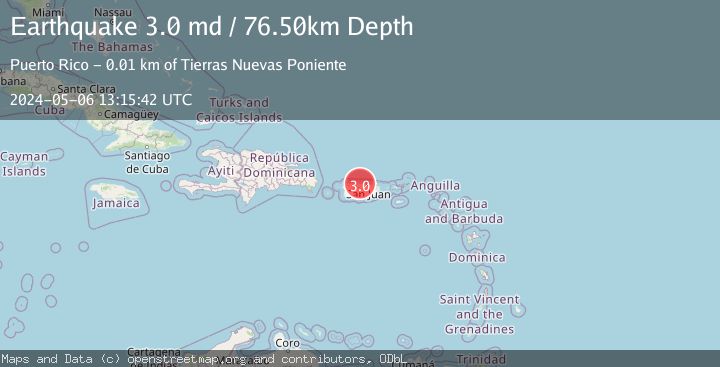 Map of PUERTO RICO REGION