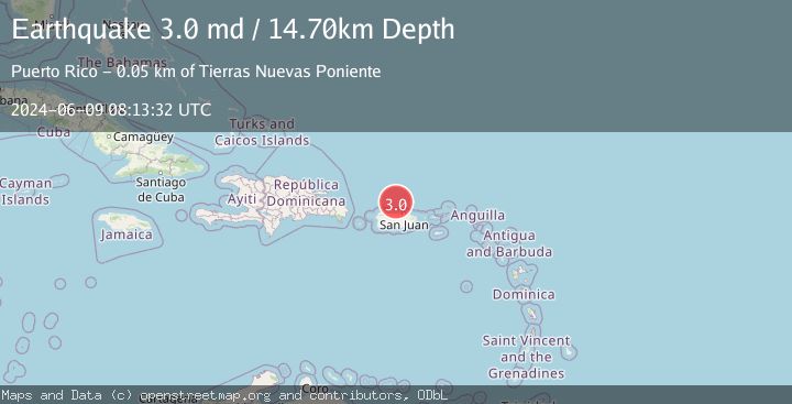 Map of PUERTO RICO REGION