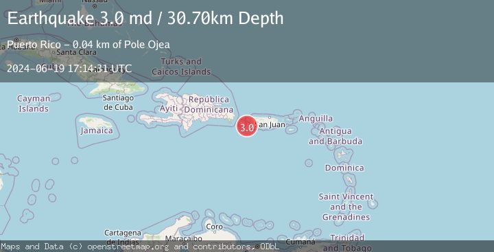 Map of PUERTO RICO REGION