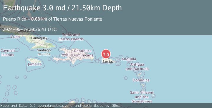 Map of PUERTO RICO REGION
