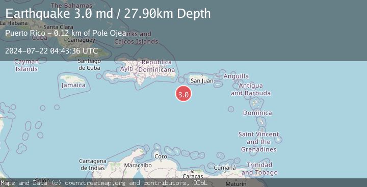 Map of PUERTO RICO REGION