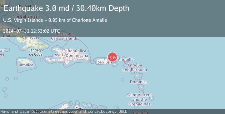 Map of VIRGIN ISLANDS REGION