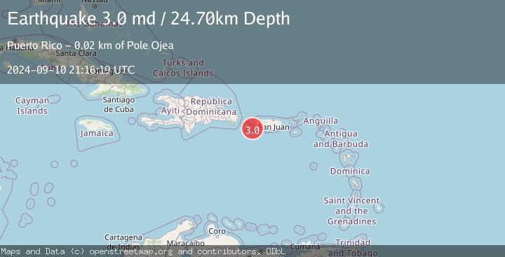 Map of PUERTO RICO REGION