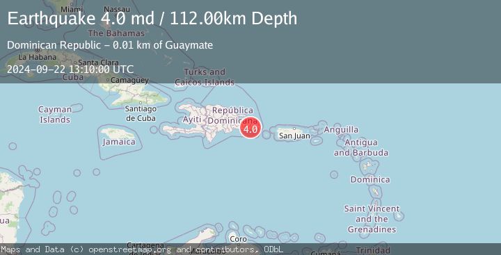 Map of DOMINICAN REPUBLIC