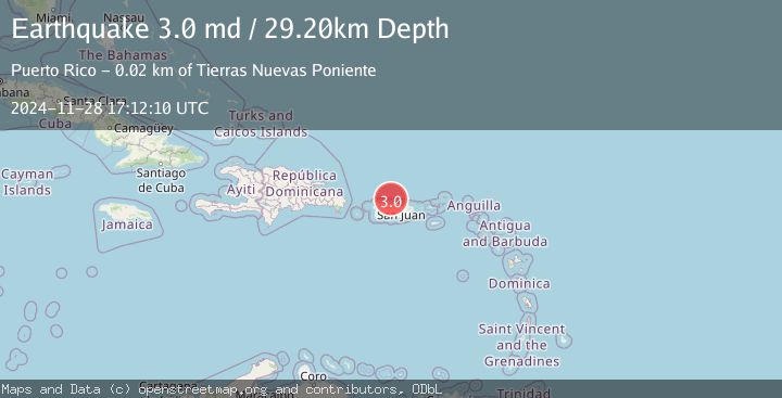 Map of PUERTO RICO REGION