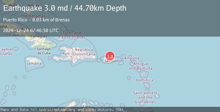 Map of PUERTO RICO REGION