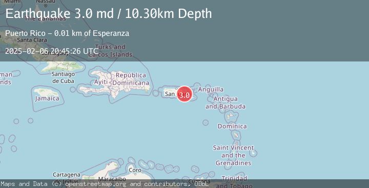 Map of PUERTO RICO REGION