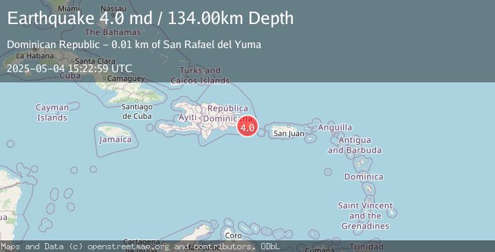 Map of DOMINICAN REPUBLIC