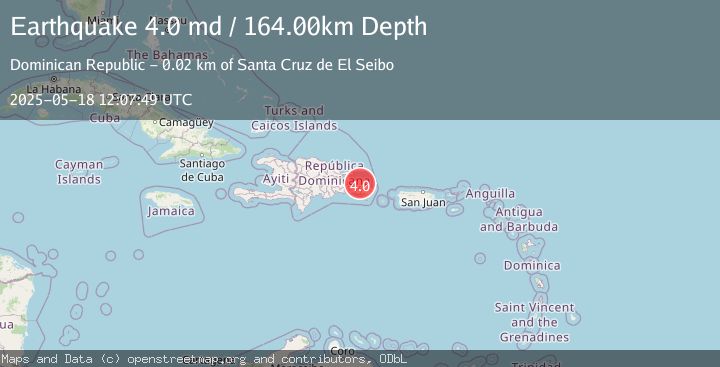 Map of DOMINICAN REPUBLIC