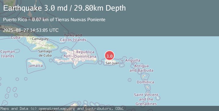 Map of PUERTO RICO REGION