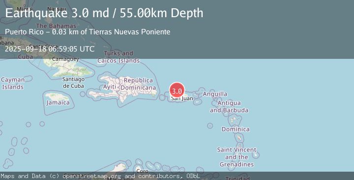 Map of PUERTO RICO REGION