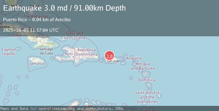 Map of PUERTO RICO REGION