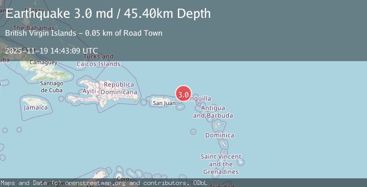 Map of VIRGIN ISLANDS REGION