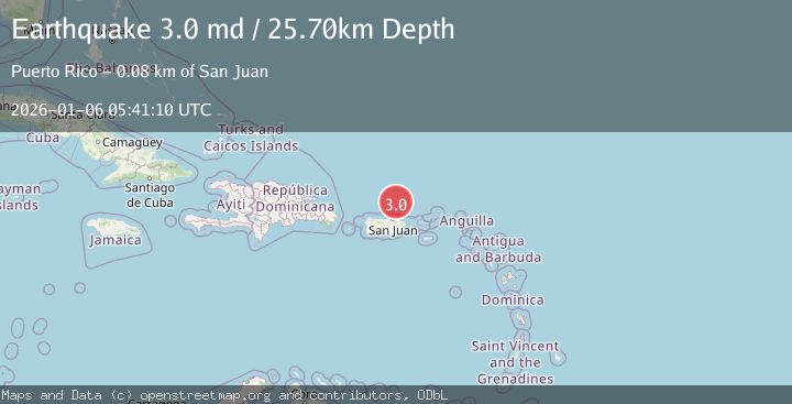 Map of PUERTO RICO REGION