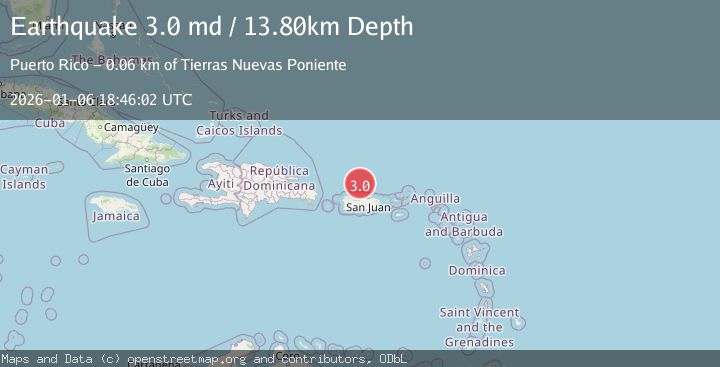 Map of PUERTO RICO REGION