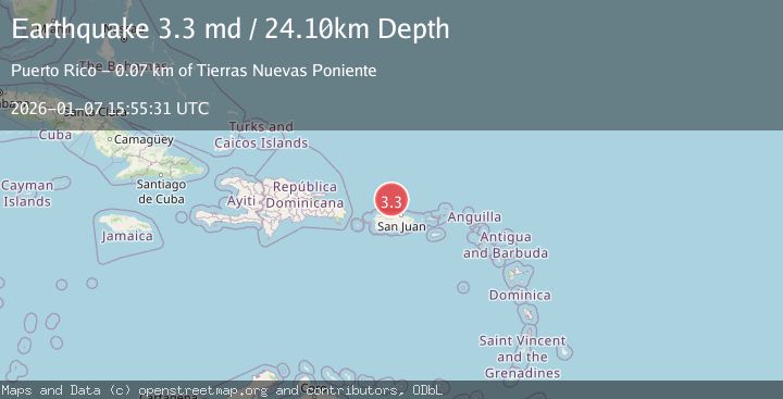 Map of PUERTO RICO REGION