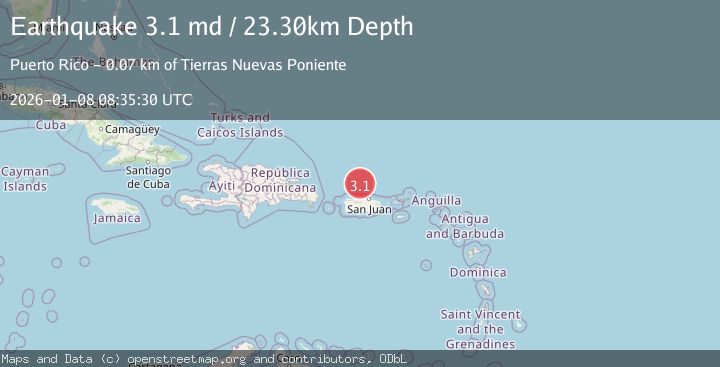 Map of PUERTO RICO REGION