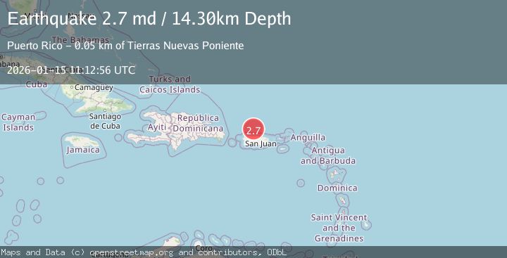 Map of PUERTO RICO REGION