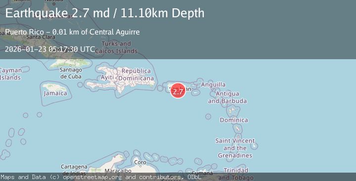 Map of PUERTO RICO REGION