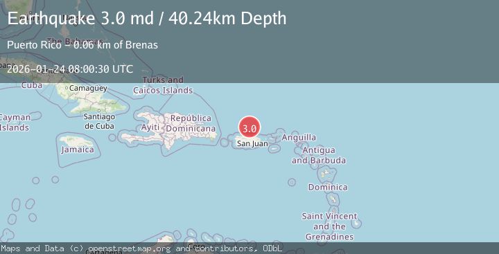Map of PUERTO RICO REGION