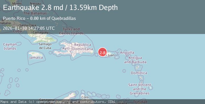 Map of PUERTO RICO REGION