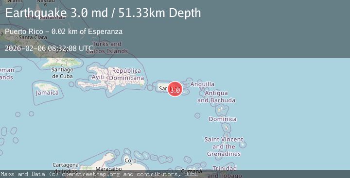 Map of PUERTO RICO REGION