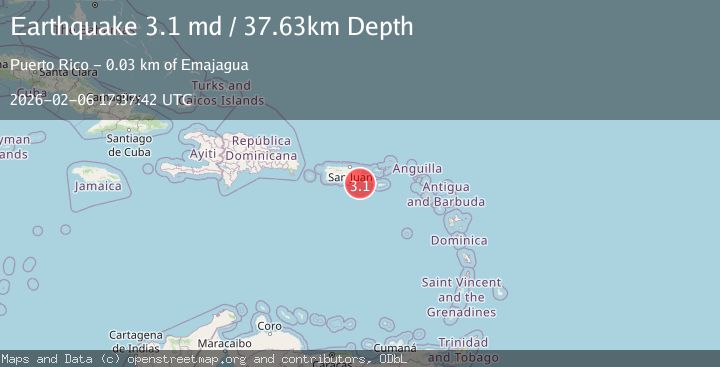 Map of PUERTO RICO REGION