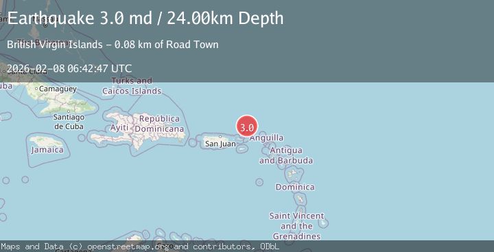 Map of VIRGIN ISLANDS REGION