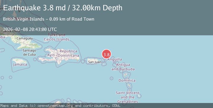 Map of VIRGIN ISLANDS REGION