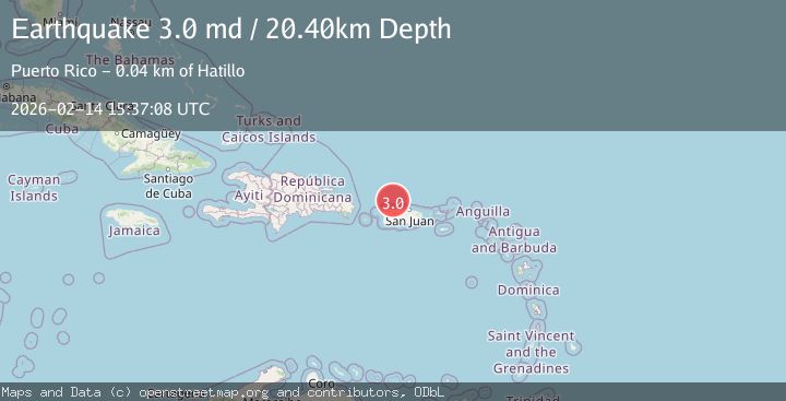 Map of PUERTO RICO REGION