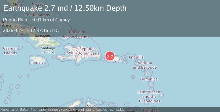 Map of PUERTO RICO REGION