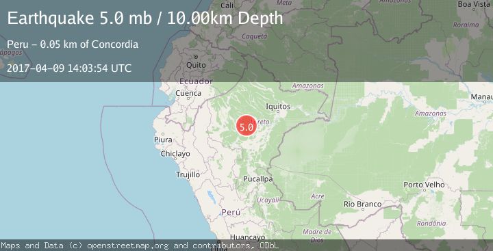 Map of NORTHERN PERU
