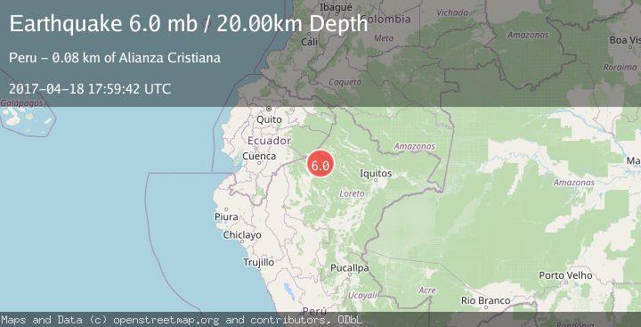 Map of NORTHERN PERU