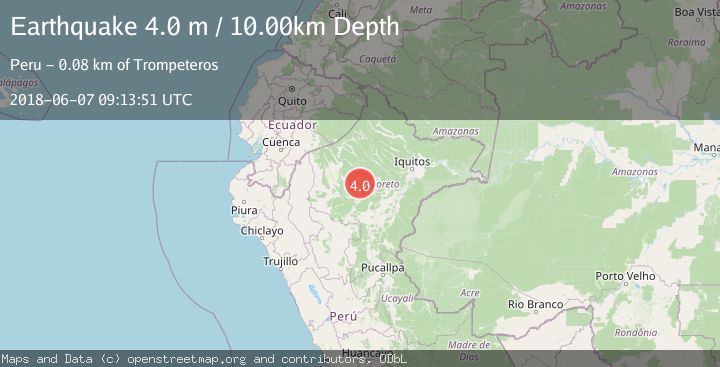 Map of NORTHERN PERU