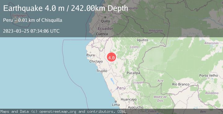 Map of NORTHERN PERU