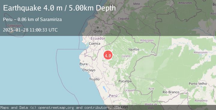 Map of NORTHERN PERU
