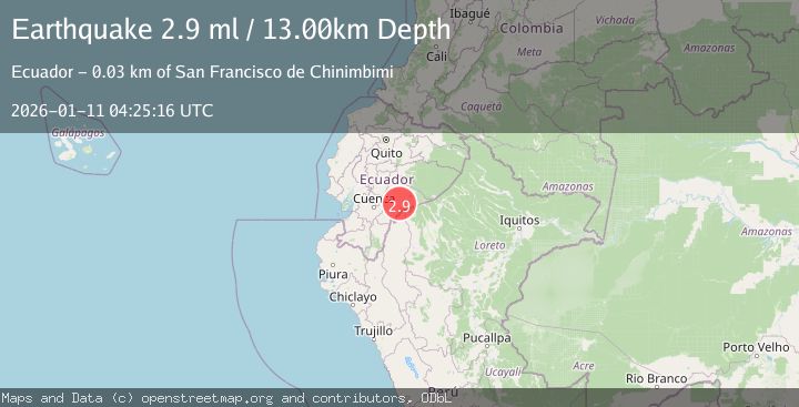 Map of PERU-ECUADOR BORDER REGION