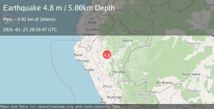 Map of NORTHERN PERU