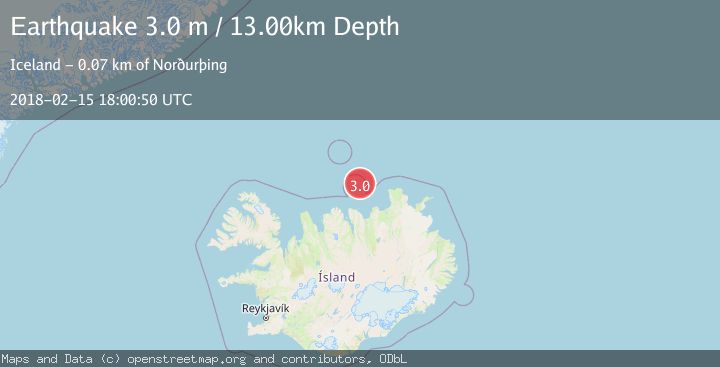 Map of ICELAND REGION