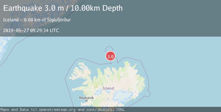Map of ICELAND REGION