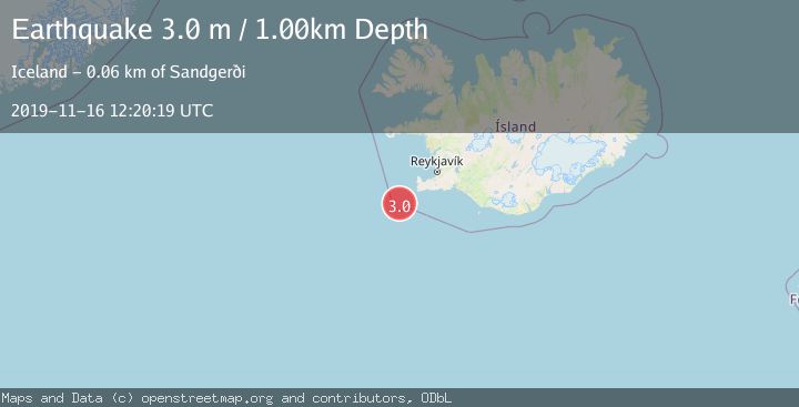 Map of ICELAND REGION